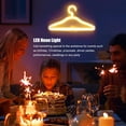 thumbnail image 4 of Coat Hanger Neon Sign, Decoration USB Powered LED Neon Sign Light  For Bedroom, 4 of 8