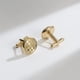 thumbnail image 3 of Gemelos de cobre con parche retro, gemelos cromados chapados en oro, accesorios formales para camisas de negocios para hombres, 3 of 6