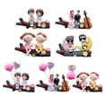 thumbnail image 4 of Resin Car Center Console Ornament for Couples, Featuring Various Couple Themes, 4 of 7
