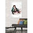thumbnail image 2 of Demon Slayer - Tanjiro & Nezuko Snow Wall Poster, 22.375" x 34" Framed, 2 of 6
