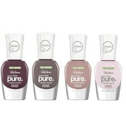 Sally Hansen - Good. Kind. Pure Vegan Nail Polish - Rose Petal - Soft Plum - Soothing - Slate Grape Vine - 4 Pack