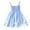 Blue, variant on Utlike Girls Dresses Toddler Baby Sleeveless Dress Plaid Floral Princess Dress Sundress Wedding Attire Sundress Size 18 Months-24 Months