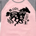 thumbnail image 3 of International Harvester - Freespirit Horse - Youth Girls Raglan Graphic T-Shirt, 3 of 6
