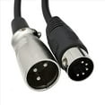 thumbnail image 3 of Rollbacks & More 2X DIN 5 Pin to XLR 3 Audio Cable for Match Music Instruments or Cables with MIDI 5P Male, 3 of 5