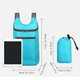 thumbnail image 3 of Willtoo Foldable Ultra Lightweight Packable Backpack for Travel Camping, 35L Hiking Backpack Waterproof Foldable Daypack for Men Women Outdoor-Black, 3 of 5