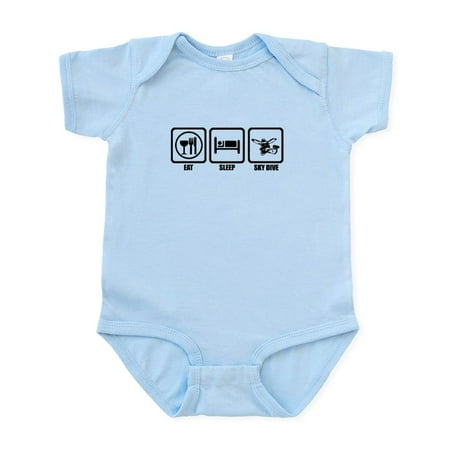 

CafePress - Eat Sleep Skydive Infant Bodysuit - Baby Light Bodysuit Size Newborn - 24 Months