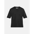 thumbnail image 5 of No Boundaries Cotton Oversized Cropped Tee with Short Sleeves, Men's and Big Men's XS-5XL, 5 of 6