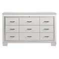 thumbnail image 2 of Topline Home Furnishings Commode blanche glamour, 2 of 4