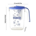 thumbnail image 3 of Refrigerator Water Pitcher with Spigot | Cold Water Dispenser | Fruit Infuser Pitcher | Leak-Proof Wide-Mouth Beverage Container for Home, Kitchen, or Living Room Use | Holds Water, Juice, Or, 3 of 6
