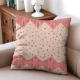 thumbnail image 6 of Valentine's Day Pink Boho Throw Pillow Covers 18 X 18 Inch, Set Of 4, Linen Study Sofa Cushion Cover Indoor Living Room Home Decor, 6 of 7