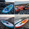 thumbnail image 3 of Seamax 10.5 Feet Inflatable SUP Stand Up Paddle Board (Orange, 10.7FT - L128 xW32 xH6), 3 of 9