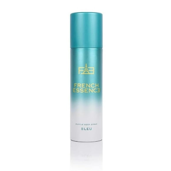 French Essence Bleu Parfum Body Spray For Men 120ml, 4.05 Fl.oz. | Long Lasting No Gas Deo For Boys | Perfect For Daily Use - With Patchouli, Musk & Juniper Notes
