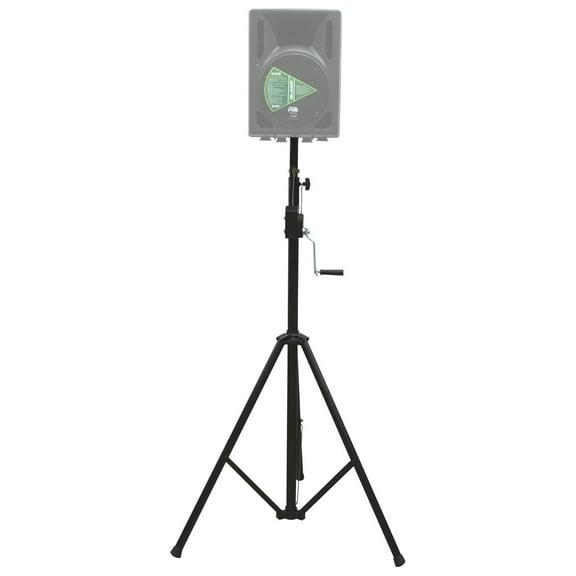 ASC Pro Audio Mobile DJ Light Stand 10 Foot Height Crank Lighting or Speaker Tripod
