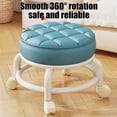 thumbnail image 4 of Birdeem Swivel Stool with Wheels, Plastic Rolling Step Stool for Kitchen, Bathroom, Low Mobile Seat for Multiple Home Use, 4 of 7