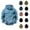 Light Blue, variant on Dovford Tactical Hoodies for Men Quater-Zip Pullover Vintage Sweatshirt Casual Long Sleeve Cargo Hoodies with Pocket