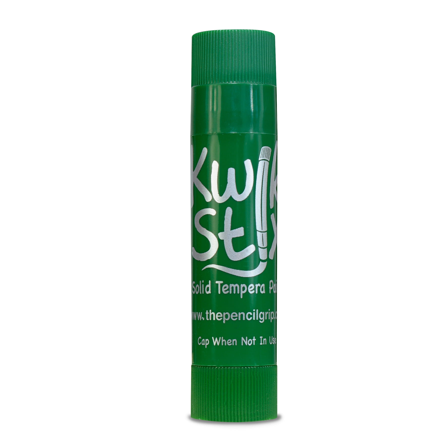 Kwik Stix Tempera Paint Sticks, Single Color Pack, Green, 12 per Pack, 2 Packs