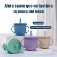 thumbnail image 4 of Platos De Silicona Babe Azul con Ventosas y Babero Ajustable para Bebés, 4 of 9