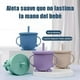 thumbnail image 4 of Platos De Silicona Babe Azul con Ventosas y Babero Ajustable para Bebés, 4 of 9