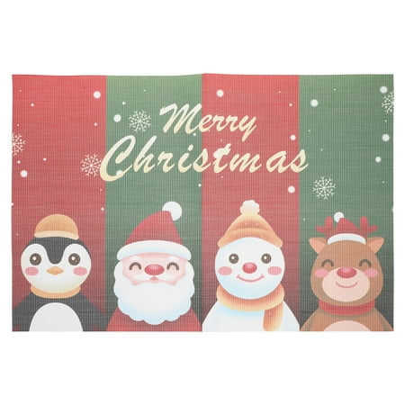 

1Pc Christmas Decorative Placemat Table Placemat Adornment Restaurant Decor