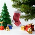 thumbnail image 4 of Hometravel Christmas Sock Ornaments, 3-Piece Hand Painted Design Set, Festive Stocking Themed Tree Decor for Seasonal Display, 4 of 6