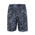 thumbnail image 4 of BRANROY Men's Leopard Print Athletic Shorts - Lightweight Breathable Elastic Waist Casual Shorts for Men,Gym Shorts for Beach and Running,Navy,L, 4 of 4