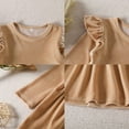 thumbnail image 6 of WIBACKER Kids Baby Girls Long Sleeve Velvet Dress Autumn Winter Princess Party Dresses, 6 of 7