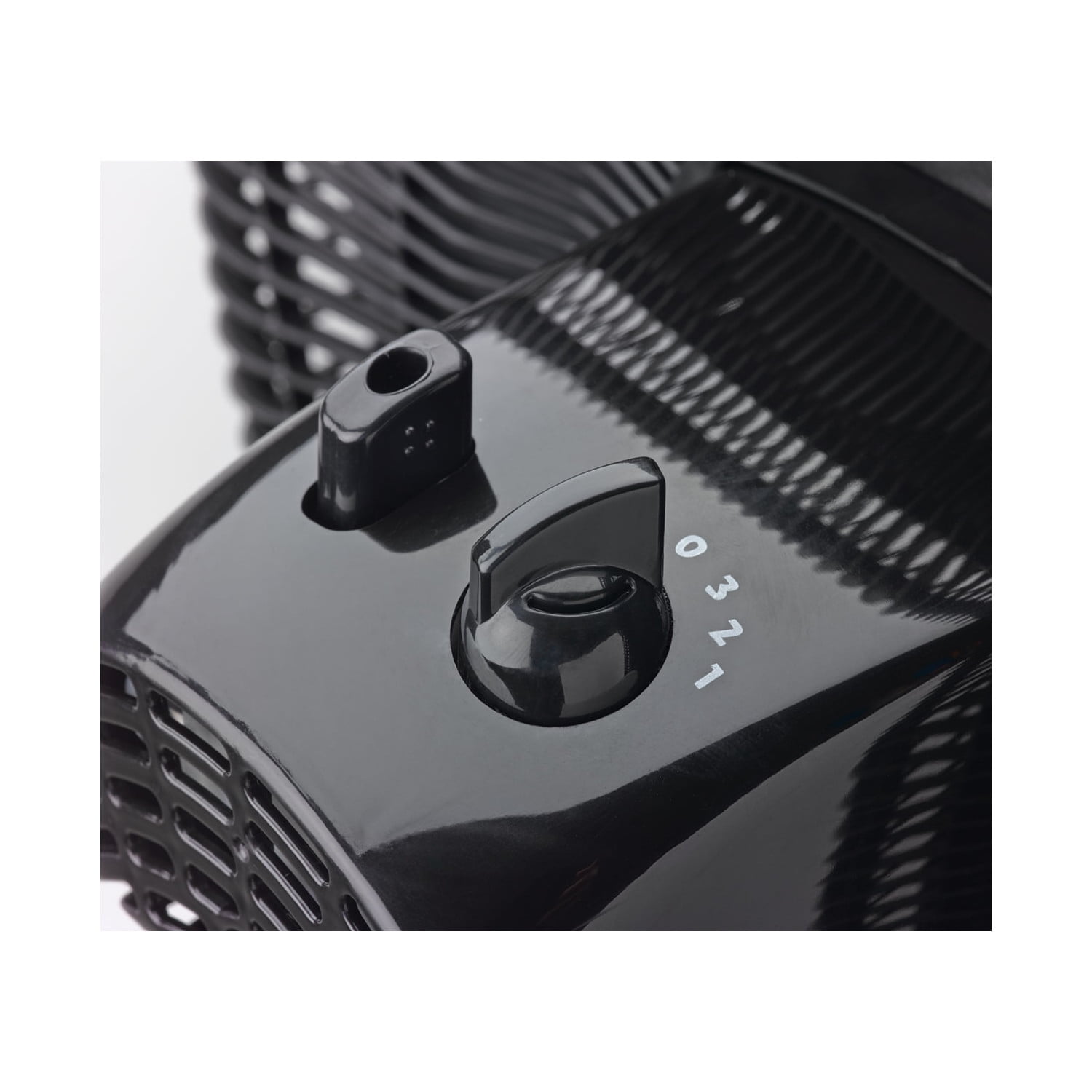 Lasko 12" 3-Speed Oscillating Table Fan with Tilt Back Head, Black, 2017