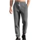 thumbnail image 4 of Ceisia Men Solid Color Gift Loose Wide Leg Pants Drawstring Elastic Waist Casual Straight Trousers, 4 of 5