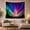 Cosmic Aurora, variant on Vibrant Aurora Borealis Over Lake Reflection Mystical Celestial for Space Lovers Celestial Wall Art Christmas Gift Tapestry Wall Hanging for Bedroom and Living Room