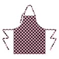 thumbnail image 2 of Black and Pink Checkerboard Pattern Apron-Garden Aprons for Women with Pockets-Cotton Linen Waterproof Kitchen Cooking Gardening Aprons Adjustable for Kitchen,Cooking,BBQ and Salon 33x27 Inch, 2 of 7
