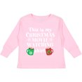 thumbnail image 3 of Inktastic This is My Christmas Movie Watching Shirt Boys or Girls Long Sleeve Toddler T-Shirt, 3 of 5