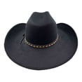 thumbnail image 4 of Sombrero Vaquero Moda Texana 100% Lana Unisex Horma Elegante, 4 of 8