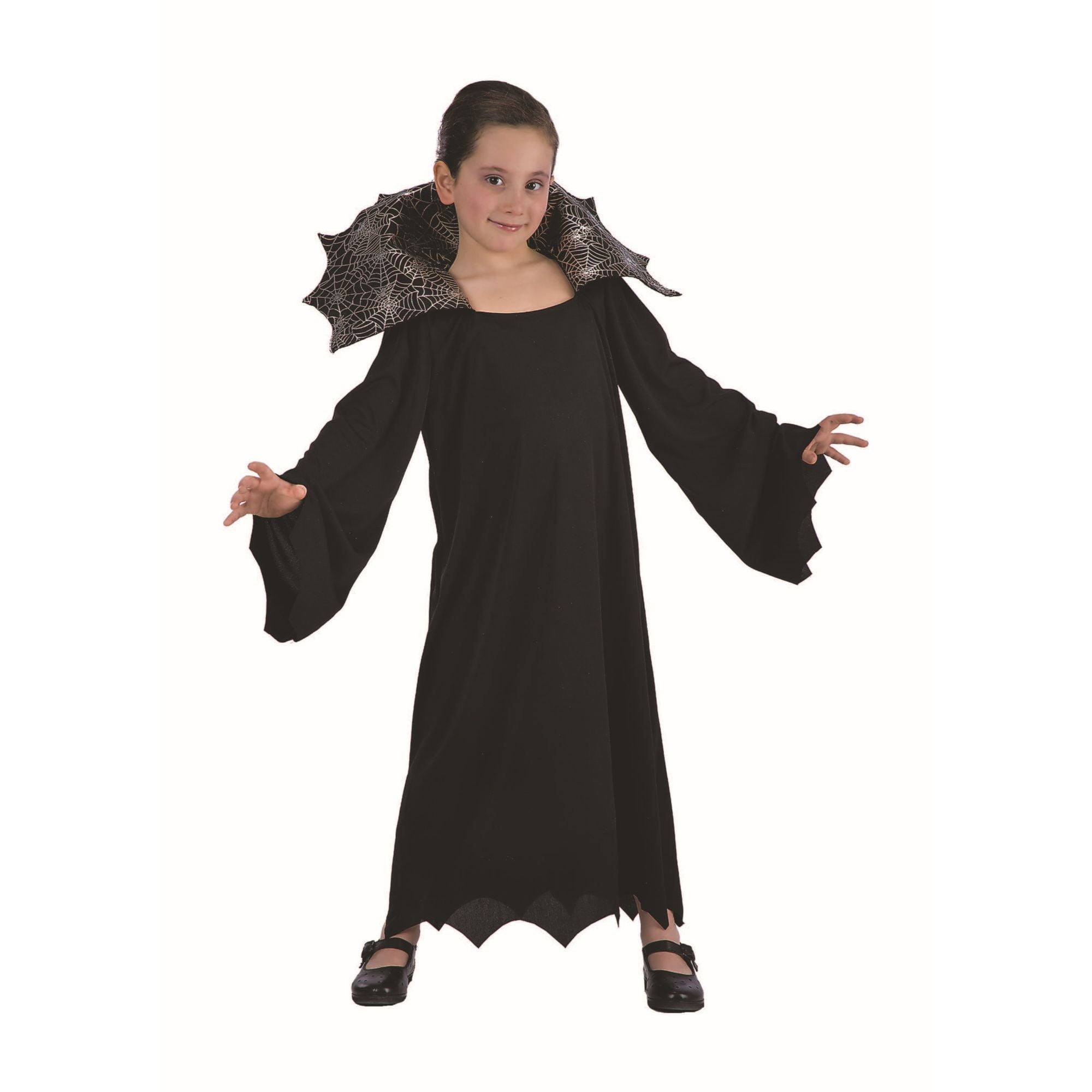 Black and Gray Vampire Girl Child Halloween Costume - Small