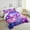 Purple Pink, variant on Erosebridal Cute Axolotl Comforter Set Twin Size Outer Space Galaxy Bedding Set Butterfly Comforter Cartoon Salamander Kawaii Reptile Animal Quilt Set