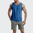 thumbnail image 1 of HUITKMM Débardeur de Compression pour Hommes Débardeur d'Entraînement Sans Manches Col Rond pour entraînement Physique Course Sports Confortable Extensible Respirant Évacuant Léger Vêtements de Sport Actifs, 1 of 7