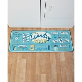 Collections Etc Extra Long Colorful Laundry Bubbles And Suds Floor