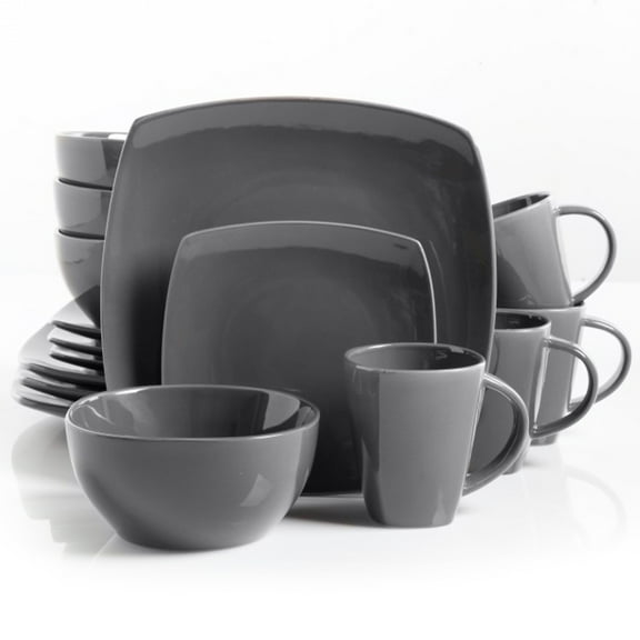 Gibson Soho Lounge 16-pc. Square Dinnerware Set