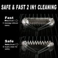thumbnail image 3 of GRILLART Bristle Free and Wire Combined Grill Brush with 17" Handle, Safe and Efficient BBQ Cleaner, 3 of 5