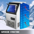 thumbnail image 5 of VEVOR 110V Commercial Ice Maker 100lbs/24h with 15lbs Storage 3x8 Cubes Commercial Ice Machine 110V Automatic Ice Machine for Restaurant Bar Cafe, 5 of 9