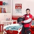 thumbnail image 3 of Race Car Wall Decor for Boys Bedroom – Vintage Tin Parking Only Sign, 8x12 Metal Wall Art for Garage, Man Cave, Kids Racing Room Gift, 3 of 7