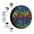 thumbnail image 4 of Kdxio Spare Tire Cover for RV Trailer, Waterproof Wheel Cover,Camper Spare Tire Cover Fit for Rv SUV Truck Travel Trailer -Magical Mushrooms and Flowers, 4 of 8