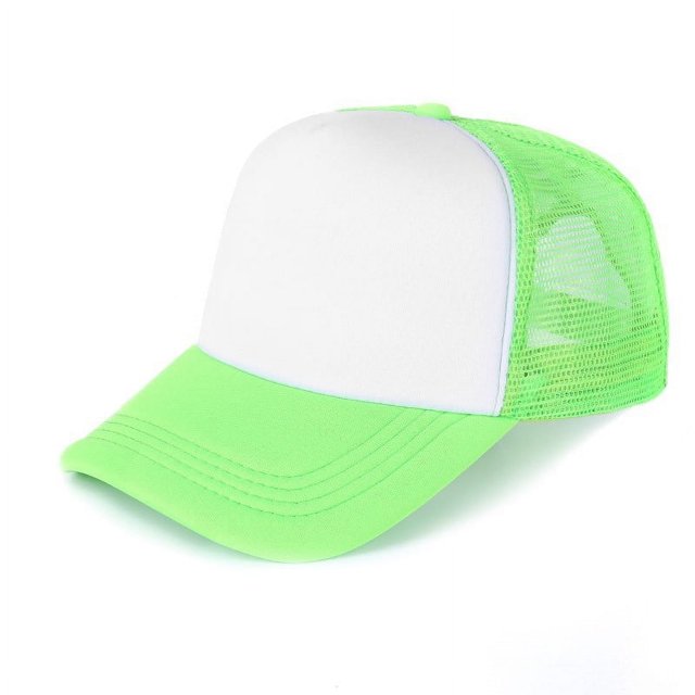 Sombrero para el sol de color a juego, sombrero de trabajo para camión, sombrero de voluntario, sombrero de red con esponja y lengua de pato
