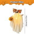 thumbnail image 3 of Light Up Halloween Hanging Ghost Decorations, Halloween Decorations Outdoor for Tree, Porch, Yard, Patio, Indoor Halloween Decorations, 3 of 7