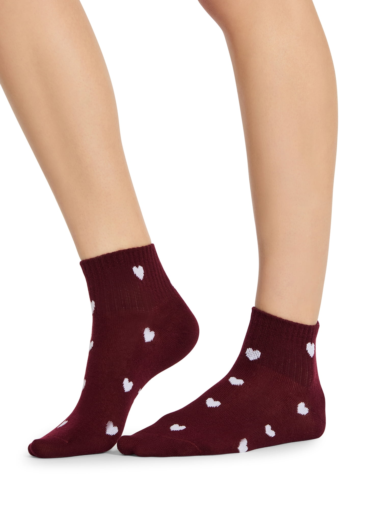 Madden NYC Women's Quarter Sock, 6-Pack, Fits Shoe Size 5-10