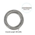 thumbnail image 2 of Unique Bargains 1/8' Wire Rope Kit, PVC Coated Stainless Steel Cable, 20ft, 2 of 4