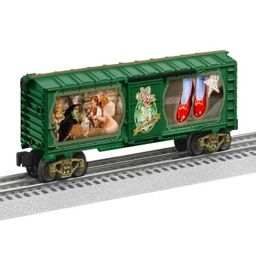 Lionel Warner Bros. Wizard of Oz 85th Anniversary O Gauge Model Train Boxcar with Illuminated Red Slippers