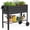 Black, variant on WORKPRO 37in Outdoor Galvanized Raised Garden Bed with Legs and Wheels -Light Green