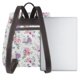 thumbnail image 3 of Disketp Rose Flower B Mochila de Cuero para Mujer, Bolso de Espalda Antirrobo con Estilo para Viaje, Trabajo y Uso Diario, 3 of 4