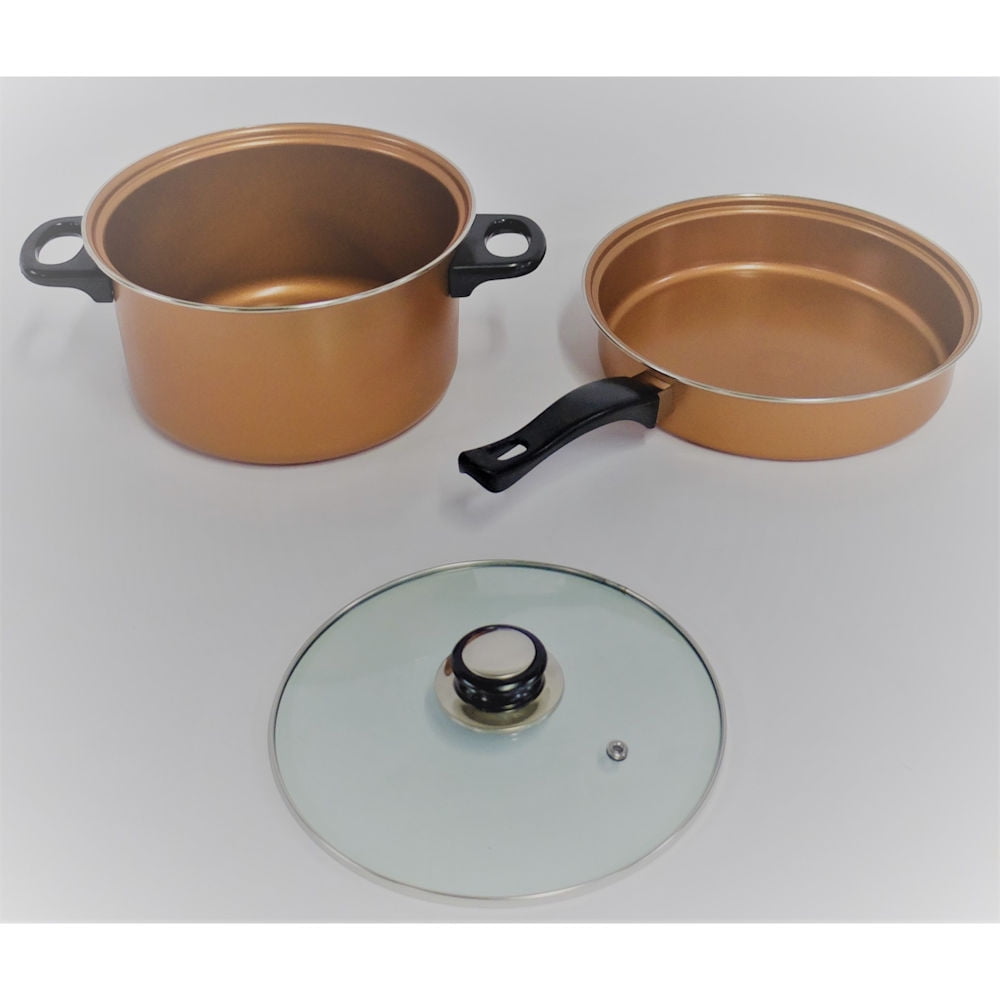 Gold Coast Nonstick 3 Pc Cookware Set