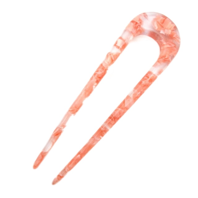 Wweixi Épingles à Cheveux Multicolores Simplicité Accessoires pour Cheveux Support Tenue Quotidienne Tressage Mode Rétro Couvre-Chef en U Femme Rouge Melon D\'eau 1 Ensemble